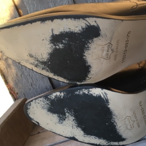 VICTORIA’S SECRET Boots COLIN STUART Booties Shoes Black Leather Heels Size 7.5 - Picture 6 of 6